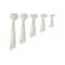 Kable Kontrol Cable Tie Kit, 4 in, 5-1/2 in, 8 in, 11 in, 14 in L, Natural, Nylon 6/6, 18 lb, 50 lb Strength CT-KIT-MS-NT - alternate 1